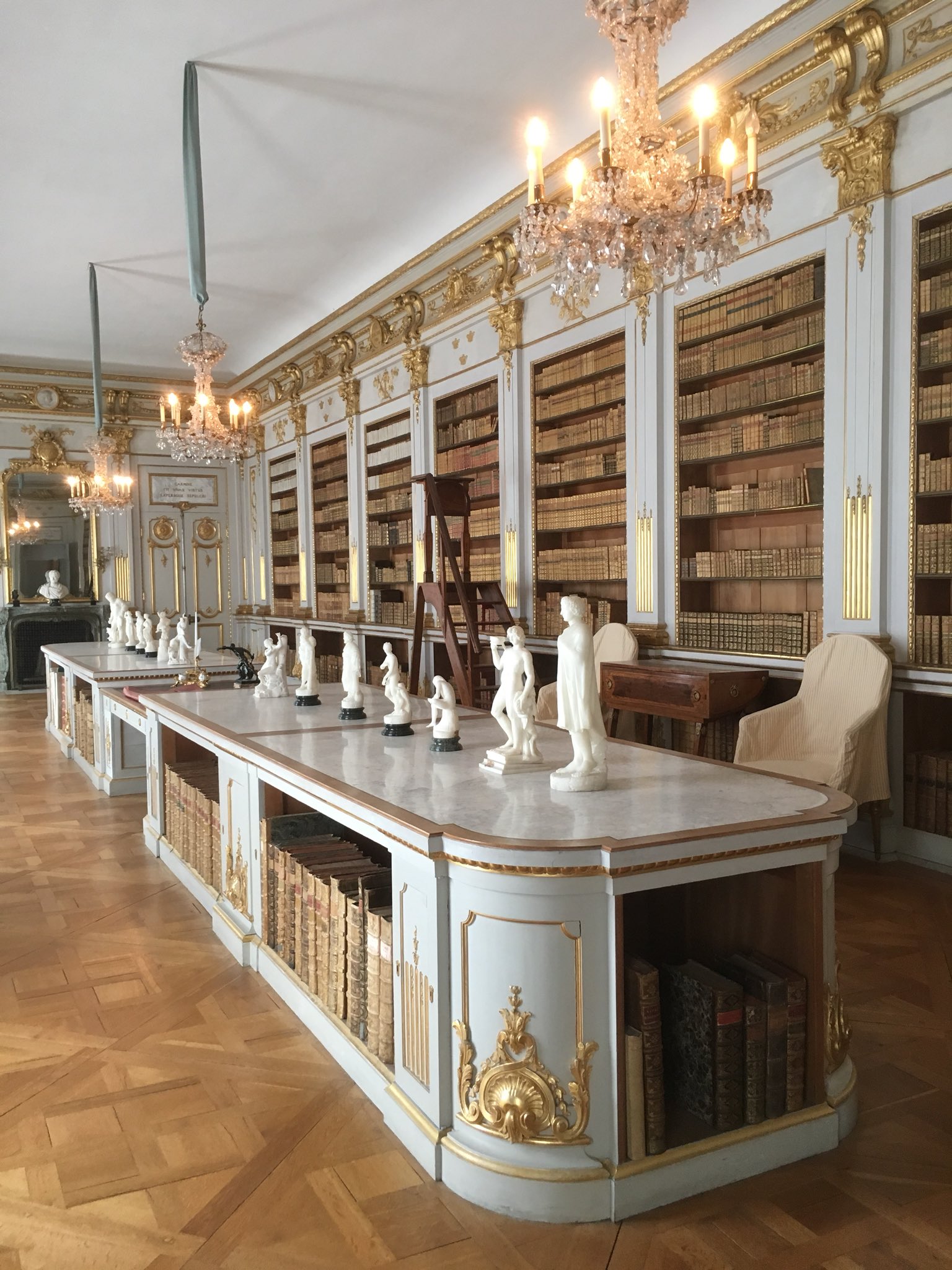 Drottningholm_Palace Library